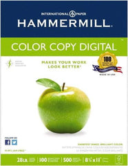 Hammermill - Photo White Colored Copy Paper - Use with Laser Printers, Offset Presses, Color Copiers - USA Tool & Supply