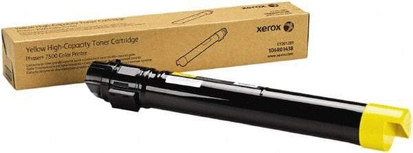 Xerox - Yellow Toner Cartridge - Use with Xerox Phaser 7500 - USA Tool & Supply