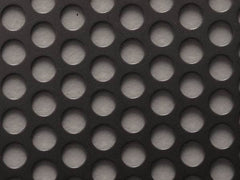 Value Collection - 36 x 40 x 0.075" Perforated Carbon Steel Sheet - 1/2" Staggered Round Holes, 11/16" Hole Spacing - USA Tool & Supply