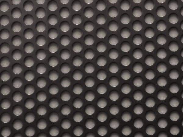 Value Collection - 36 x 40 x 0.06" Perforated Carbon Steel Sheet - 5/16" Staggered Round Holes, 7/16" Hole Spacing - USA Tool & Supply