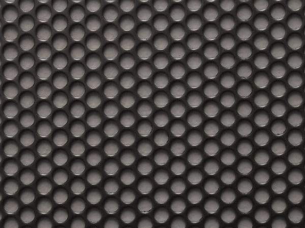 Value Collection - 36 x 40 x 0.06" Perforated Carbon Steel Sheet - 1/4" Staggered Round Holes, 5/16" Hole Spacing - USA Tool & Supply