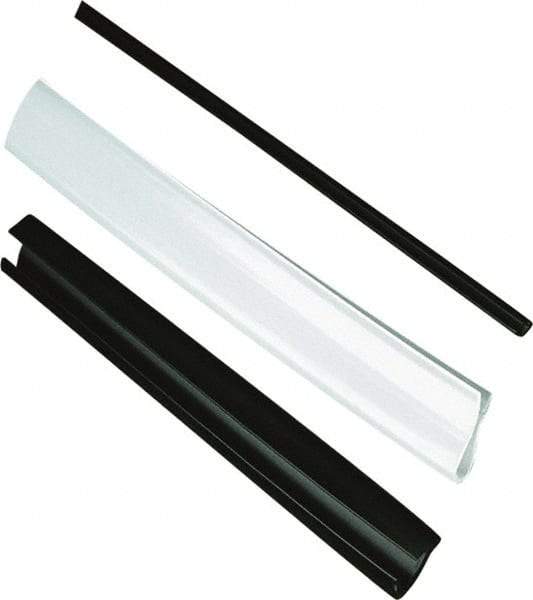 Caplugs - Low-Density Polyethylene Edge Liner - 0.2201" Inside Width, 1" Deep, 0.11 to 0.182" Hard Metal Thickness, Natural (Color) - USA Tool & Supply