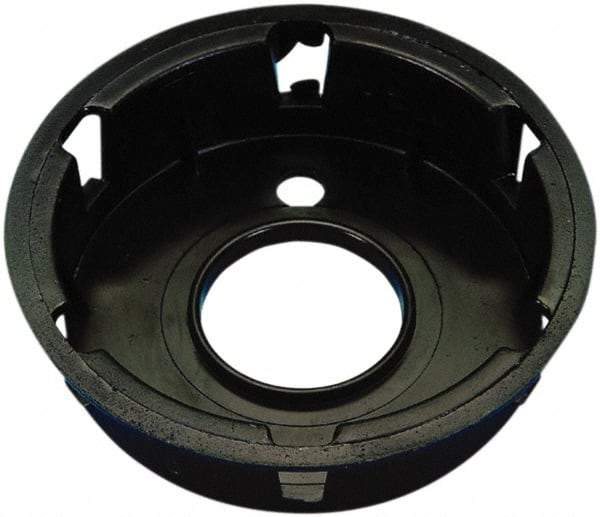 Caplugs - 5/8" ID, Round Head Plug - 3" OD, High-Impact Polystyrene, Black - USA Tool & Supply