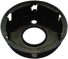 Caplugs - 1" ID, Round Head Plug - 3" OD, High-Impact Polystyrene, Black - USA Tool & Supply