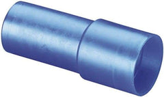 Caplugs - 1.31" ID, Round Head Fuel Injector Cap - 3-29/64" Long, Low-Density Polyethylene, Blue - USA Tool & Supply