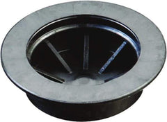 Caplugs - 1.225" ID, Round Head Coupling Plug - 1.69" OD, 3/8" Long, Low-Density Polyethylene, Black - USA Tool & Supply