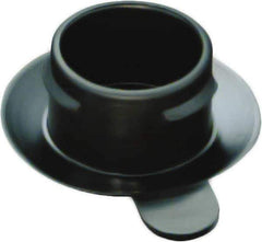 Caplugs - Push-In Finishing Plugfor 1/2 SAE, 1/4 NPT Thread - 0.444" ID, 0.72 OD, Low-Density Polyethylene, Black - USA Tool & Supply