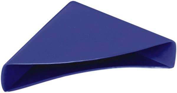 Caplugs - Vinyl Corner Cover - 3/4" Inside Width, 2-1/2" Long, Blue - USA Tool & Supply