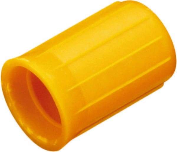 Caplugs - 1.484" ID, Round Head Cap - 2-3/4" Long, Vinyl, Black - USA Tool & Supply