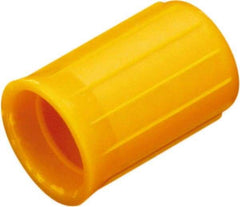 Caplugs - 0.54" ID, Round Head Cap - 2-1/16" Long, Vinyl, Black - USA Tool & Supply