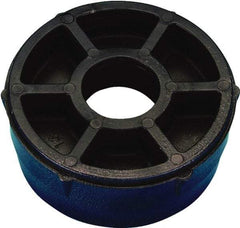 Caplugs - Round Head Core Plug - 3" OD, Polypropylene Copolymer, Black - USA Tool & Supply