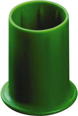 Caplugs - 0.231" ID, Round Head Vented Cap - 0.57" OD, 7/8" Long, Low-Density Polyethylene, Red - USA Tool & Supply