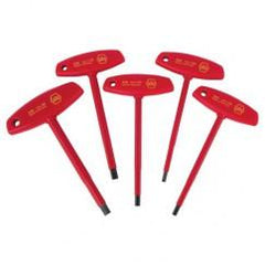 5PC INSULATED T-HANDLE HEX SET-MM - USA Tool & Supply