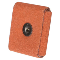 2″ × 2″ × 1/2″ Square Pad 60 Grit 1/4-20 Eyelet Ceramic Alumina - USA Tool & Supply