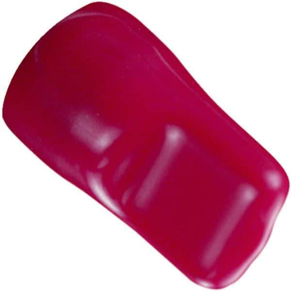 Caplugs - 0.207" ID, Pull-Tab, Round Head Cap - 1-1/8" Long, Vinyl, Yellow - USA Tool & Supply