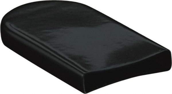 Caplugs - 1/8" x 5/8" x 5/8", Rectangular with Dome Head Finishing Cap/Grip - 1" Long, Vinyl, Green - USA Tool & Supply