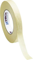 Caplugs - 2" Wide x 60 Yd Long Off-White Crepe Paper High Temperature Masking Tape - Series KD112000, 7.5 mil Thick - USA Tool & Supply