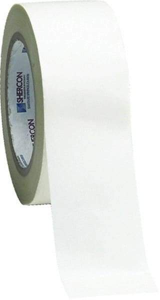 Caplugs - 1-1/2" Wide x 36 Yd Long White Glass Cloth High Temperature Masking Tape - Series PC198-1500, 7.5 mil Thick - USA Tool & Supply