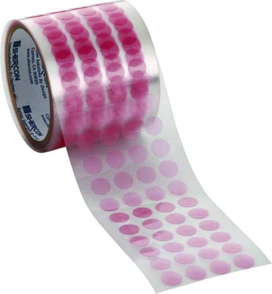 Caplugs - Red Polyester Film High Temperature Masking Tape - Series PR00750, 3.5 mil Thick - USA Tool & Supply