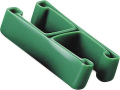 Caplugs - 1-5/8" x 3/4", Flexible Push-On I-Frame End Cap - 1-5/8" Long, Vinyl, Yellow - USA Tool & Supply