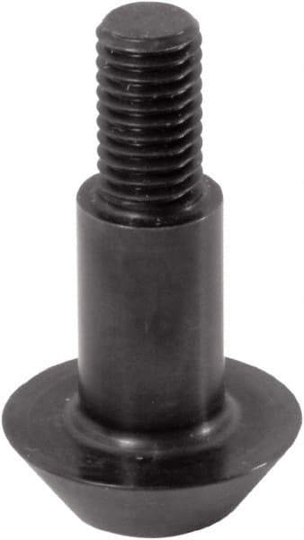 Jergens - M12 Round Head Hardened Steel Clamp Cylinder Pressure Point - For ZPS, 17mm High x 17mm Wide - USA Tool & Supply