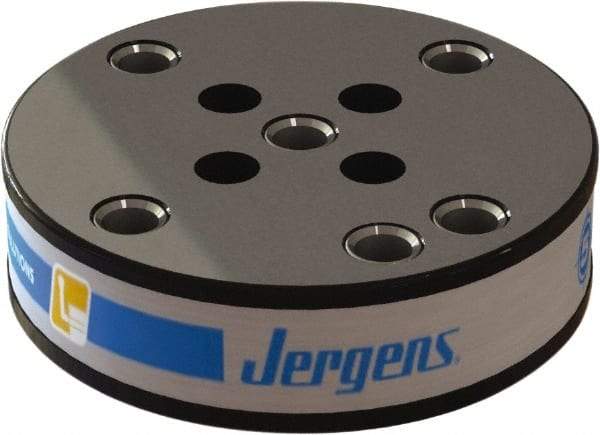 Jergens - 130mm Long x 130mm Wide x 35mm High Steel Fixture Plate - 35mm Plate Thickness - USA Tool & Supply