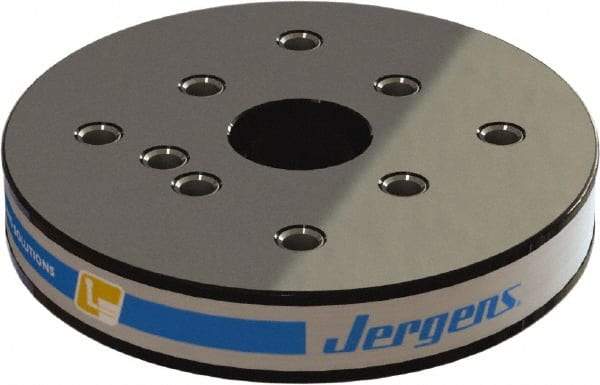 Jergens - 210mm Long x 210mm Wide x 35mm High Steel Fixture Plate - 35mm Plate Thickness - USA Tool & Supply