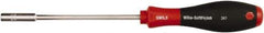 Wiha - 5.5mm Hollow Shaft Nutdriver - Cushion Grip Handle, 14.2" OAL - USA Tool & Supply