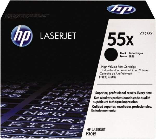 Hewlett-Packard - Black Toner Cartridge - Use with HP LaserJet Enterprise 500 MFP M525, flow MFP M525c, P3015, LaserJet Pro M521dn - USA Tool & Supply