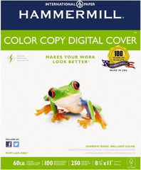 Hammermill - 8-1/2" x 11" Photo White Copy Paper - Use with High-Speed Copiers,High-Speed Printers,Laser Printers - USA Tool & Supply