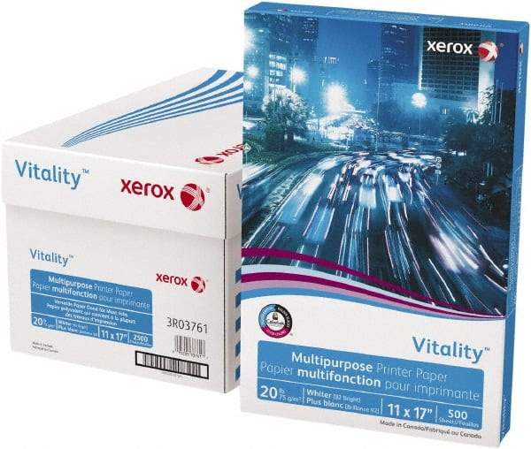 Xerox - 11" x 17" White Copy Paper - Use with Laser Printers, Copiers, Fax Machines, Offset Presses - USA Tool & Supply