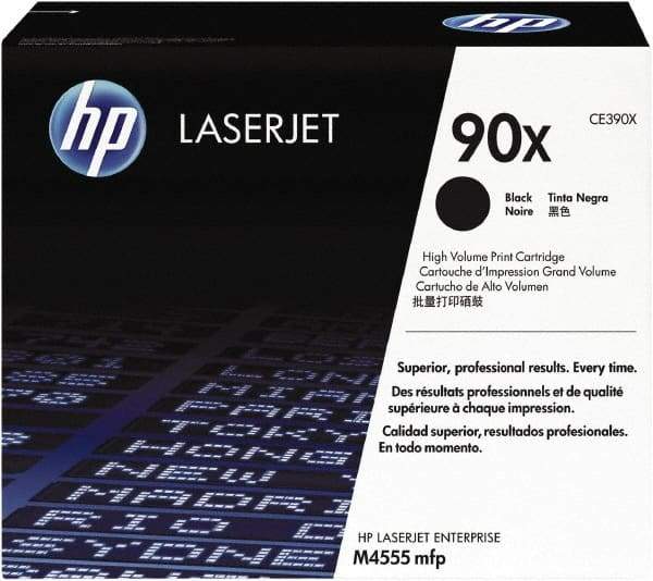 Hewlett-Packard - Black Toner Cartridge - Use with HP LaserJet Enterprise 600 Printer M602, 600 Printer M603, M4555 mfp - USA Tool & Supply