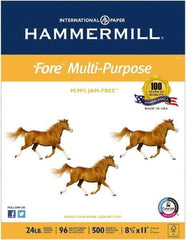 Hammermill - 8-1/2" x 11" White Copy Paper - Use with Inkjet Printers - USA Tool & Supply