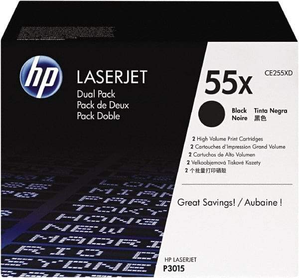 Hewlett-Packard - Black Toner Cartridge - Use with HP LaserJet Enterprise 500 MFP M525, flow MFP M525c, P3015, LaserJet Pro M521dn - USA Tool & Supply