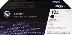 Hewlett-Packard - Black Toner Cartridge - Use with HP LaserJet 1012, 1018, 1020, 1022, 3015, 3020, 3030, 3050, 3052, 3055, M1319f MFP - USA Tool & Supply