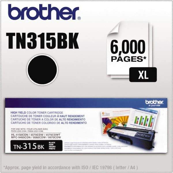 Brother - Black Toner Cartridge - Use with Brother HL-4150CDN, 4570CDW, 4570CDWT, MFC-9460CDN, 9560CDW, 9970CDW - USA Tool & Supply