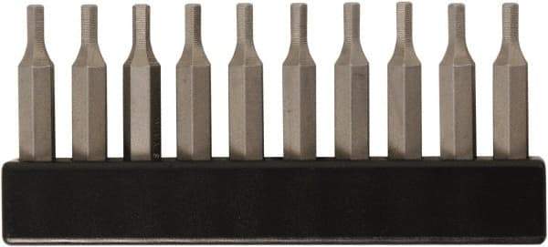 Wiha - 1/16" Hex Screwdriver Bit - 4mm Drive, 28mm OAL - USA Tool & Supply