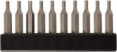 Wiha - 1/16" Hex Screwdriver Bit - 4mm Drive, 28mm OAL - USA Tool & Supply