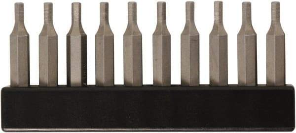 Wiha - 1.5mm Hex Screwdriver Bit - 4mm Drive, 28mm OAL - USA Tool & Supply