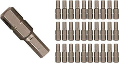Wiha - 3/16" Hex Screwdriver Bit - 1/4" Drive, 25mm OAL - USA Tool & Supply
