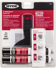 Hyde Tools - 3 oz Kit Drywall/Plaster Repair - White - USA Tool & Supply