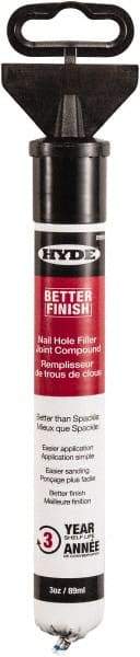 Hyde Tools - 3 oz Tube Drywall/Plaster Repair - White - USA Tool & Supply