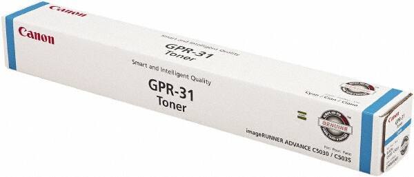 Canon - Cyan Toner Cartridge - Use with Canon imageRUNNER ADVANCE C5035, C5030 - USA Tool & Supply