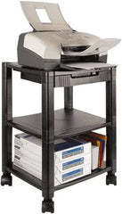 Kantek - Black Printer/Copier Stand - Use with Computer, Fax Machines, Printer - USA Tool & Supply