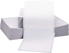 UNIVERSAL - White Two-Part Carbonless Paper - Use with Tractor-Feed Printers - USA Tool & Supply