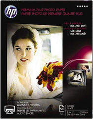 Hewlett-Packard - 8-1/2" x 11" White Photo Paper - Use with Inkjet Printers - USA Tool & Supply