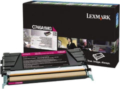 Lexmark - Magenta Toner Cartridge - Use with Lexmark C746, C748 - USA Tool & Supply