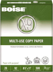 Boise - 8-1/2" x 11" White Copy Paper - Use with High-Speed Copiers, High-Speed Printers, Fax Machines, Multifunction Machines - USA Tool & Supply