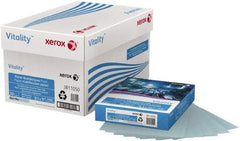 Xerox - 8-1/2" x 11" Blue Colored Copy Paper - Use with Copiers, Typewriters, Printers, Fax Machines - USA Tool & Supply