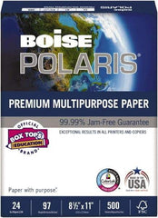 Boise - 8-1/2" x 11" White Copy Paper - Use with Laser Printers, Copiers, Inkjet Printers - USA Tool & Supply